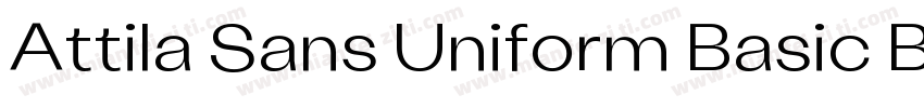 Attila Sans Uniform Basic Bold字体转换